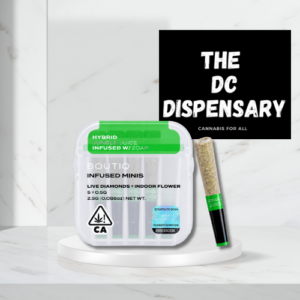 Boutiq Infused Minis Jungle Juice x Zoap Hybrid 5-pack at The DC Dispensary