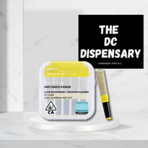 Boutiq Infused Minis Pink Lemonade x Mango Sativa 5-pack at The DC Dispensary