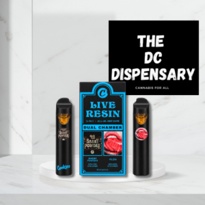 Cookies Dual Chamber Baby Powder x Pilon 2g disposable vape at The DC Dispensary